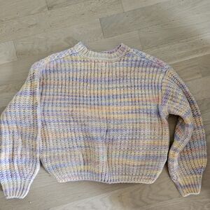 Jessica Simpson Pastel Plaid Sweater
